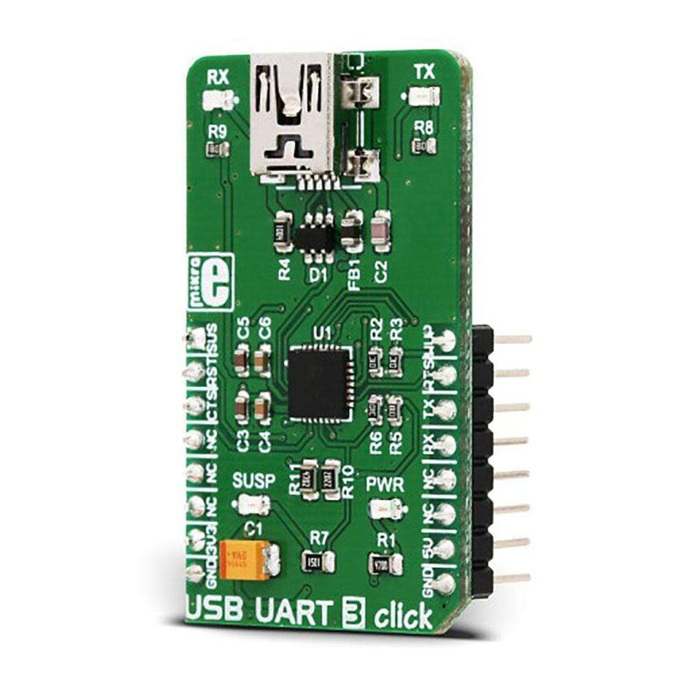 Mikroelektronika d.o.o. MIKROE-3063 USB UART 3 Click Board - The Debug Store UK