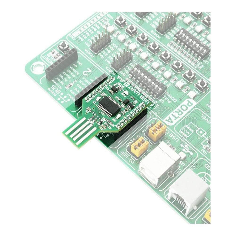 Mikroelektronika d.o.o. MIKROE-2810 USB UART 4 Click Board - The Debug Store UK