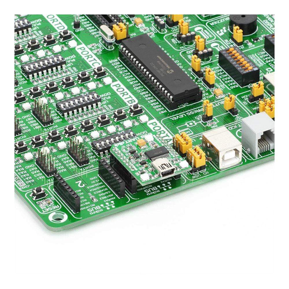 Mikroelektronika d.o.o. MIKROE-1203 USB UART Click Board - The Debug Store UK