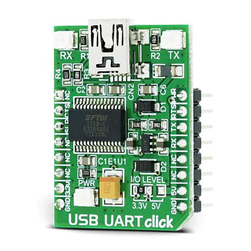 Mikroelektronika d.o.o. MIKROE-1203 USB UART Click Board - The Debug Store UK