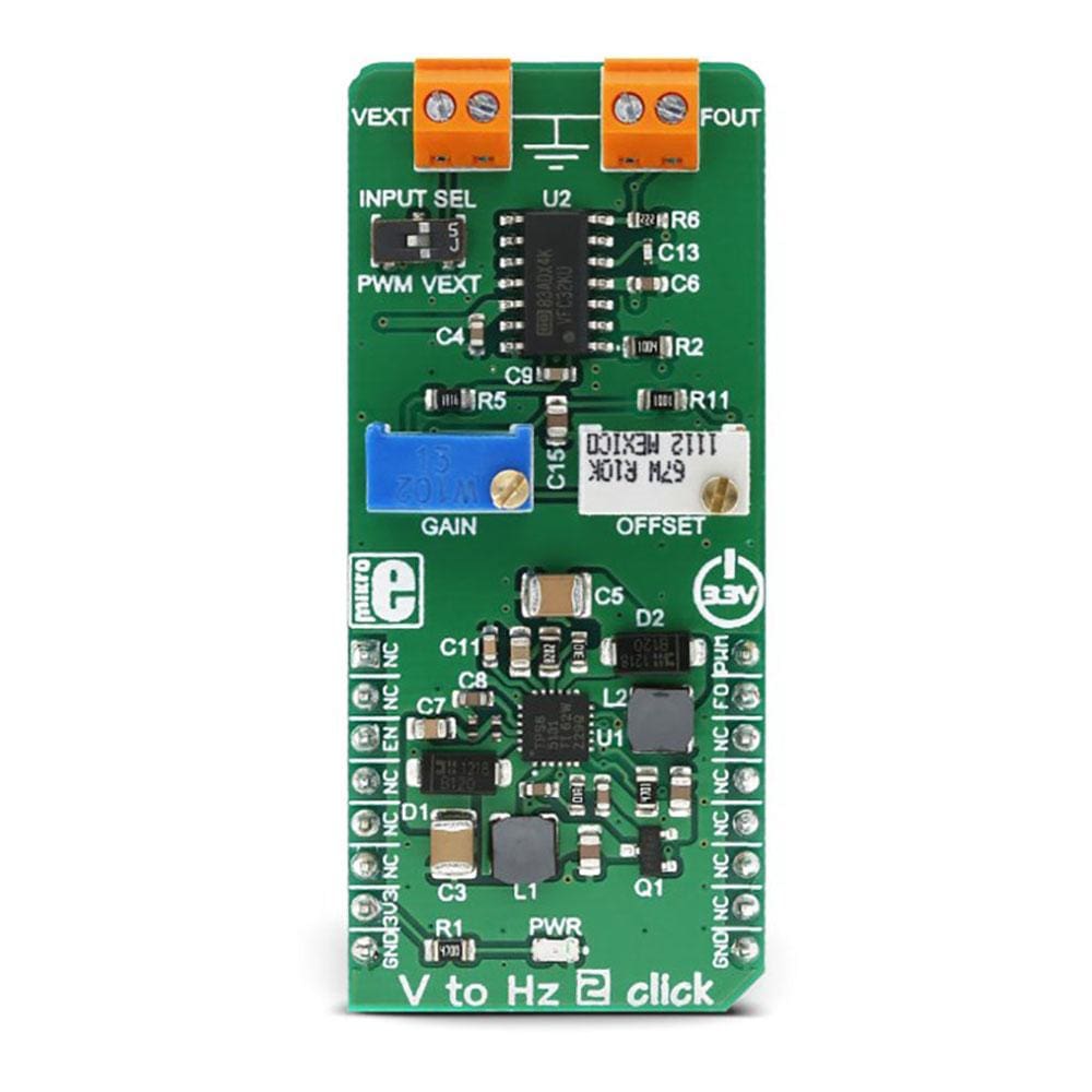 Mikroelektronika d.o.o. MIKROE-3131 V To Hz 2 Click Board - The Debug Store UK