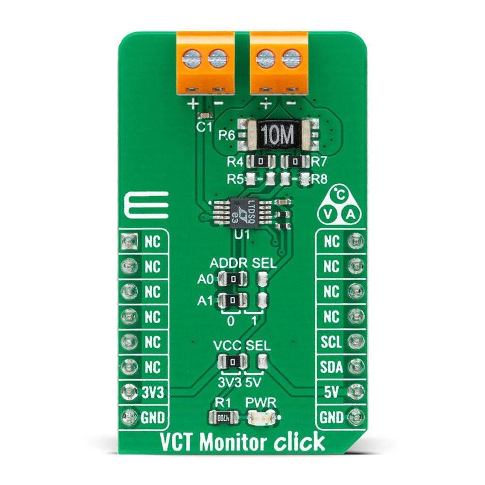 Mikroelektronika d.o.o. MIKROE-4353 VCT Monitor Click Board - The Debug Store UK