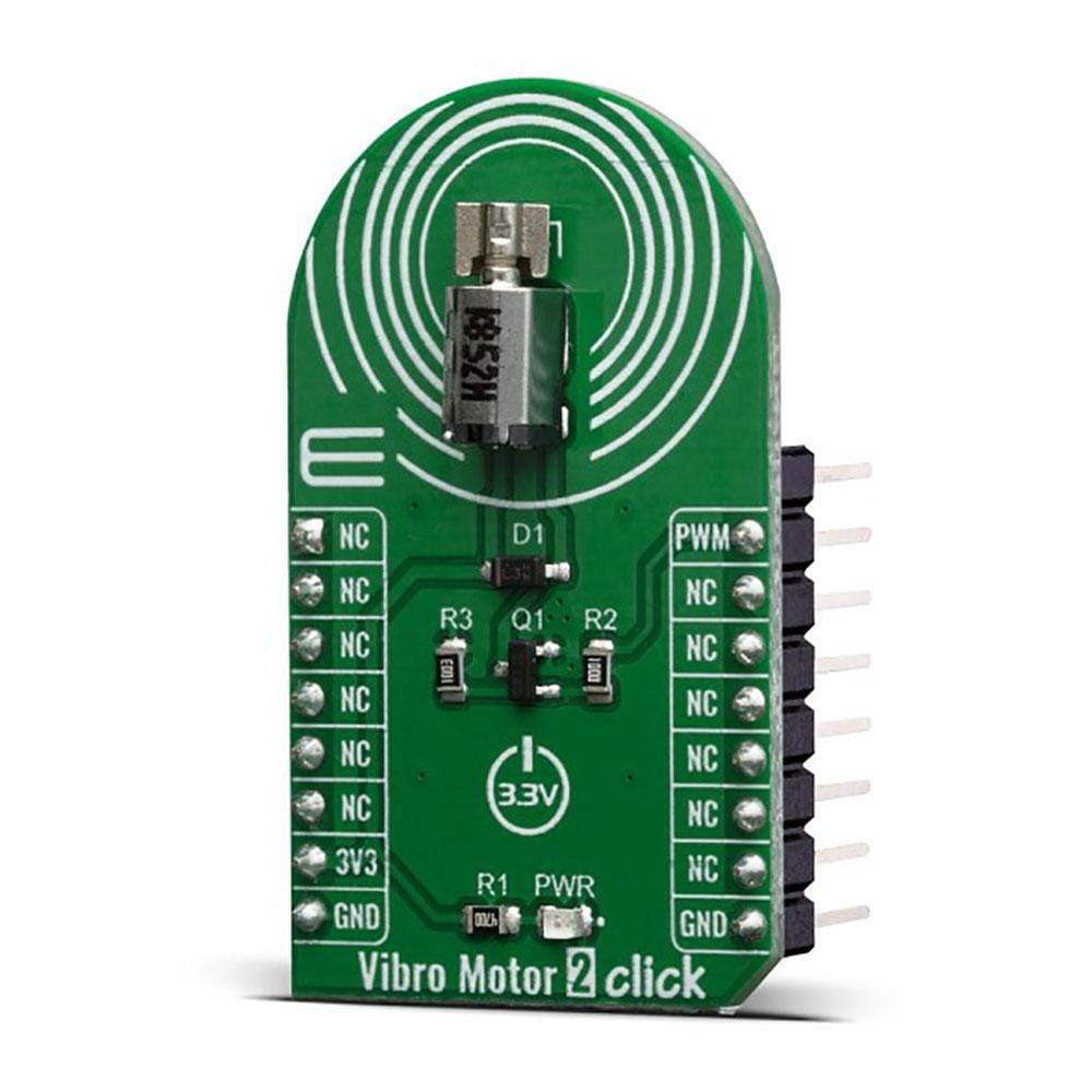 Mikroelektronika d.o.o. MIKROE-3713 Vibro Motor 2 Click Board - The Debug Store UK