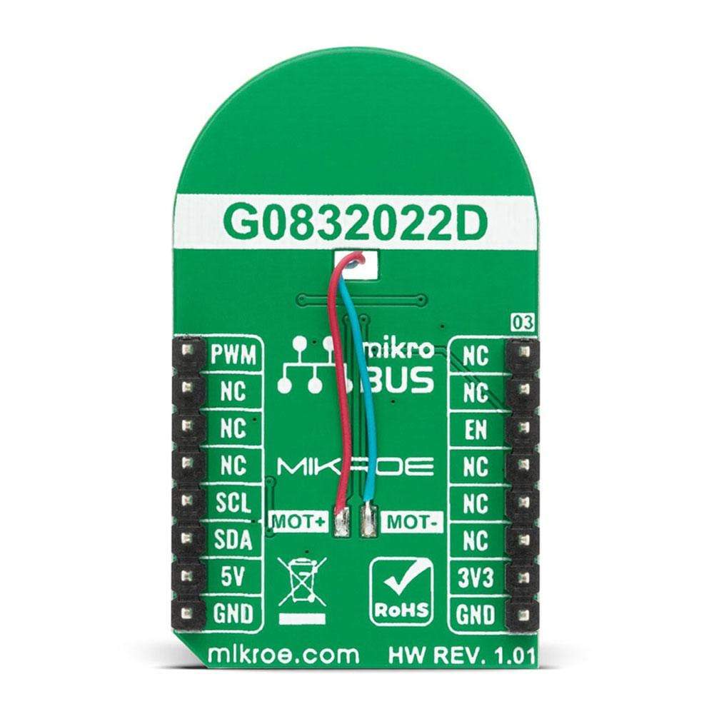 Mikroelektronika d.o.o. MIKROE-4356 Vibro Motor 3 Click Board - The Debug Store UK