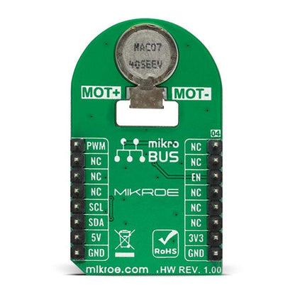 Mikroelektronika d.o.o. MIKROE-4825 Vibro Motor 4 Click Board - The Debug Store UK