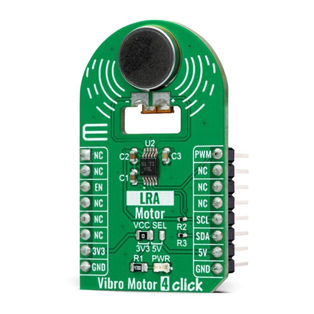 Mikroelektronika d.o.o. MIKROE-4825 Vibro Motor 4 Click Board - The Debug Store UK
