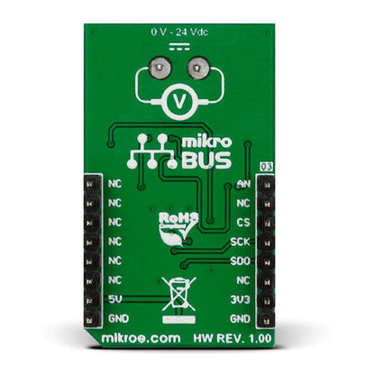 Mikroelektronika d.o.o. MIKROE-2436 Voltmeter Click Board - The Debug Store UK