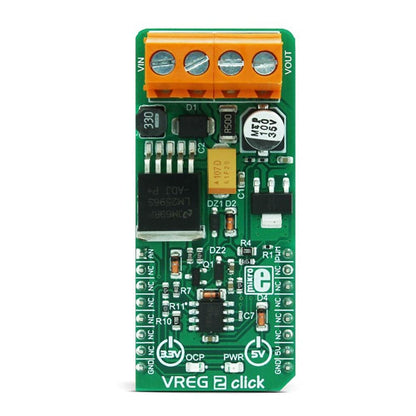 Mikroelektronika d.o.o. MIKROE-3055 VREG 2 Click Board - The Debug Store UK