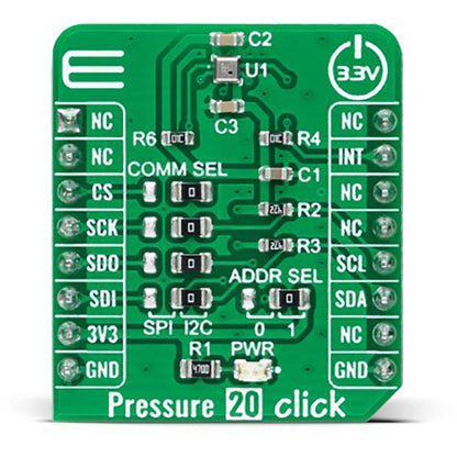 Mikroelektronika d.o.o. MIKROE-5153 Pressure 20 Click Board - The Debug Store UK