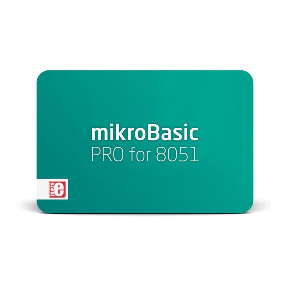 Mikroelektronika d.o.o. Code Licence MIKROE-1453 mikroBasic PRO for 8051 - The Debug Store UK