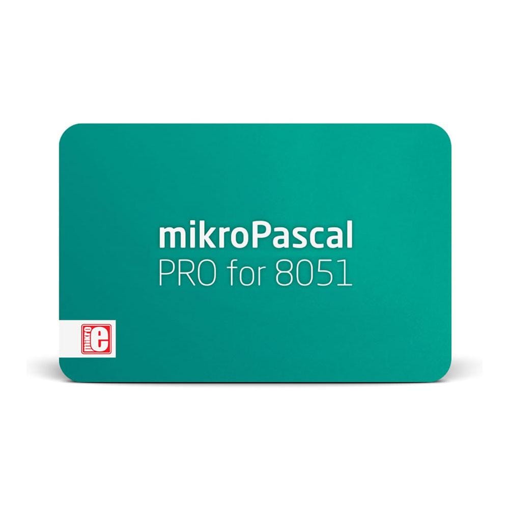 Mikroelektronika d.o.o. Code Licence MIKROE-1455 mikroPascal PRO for 8051 - The Debug Store UK