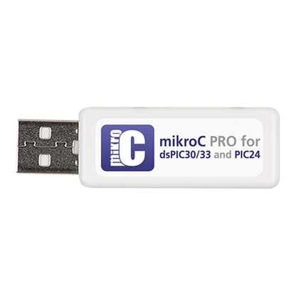 Mikroelektronika d.o.o. USB Dongle MIKROE-734 mikroC PRO for dsPIC C Compiler - The Debug Store UK