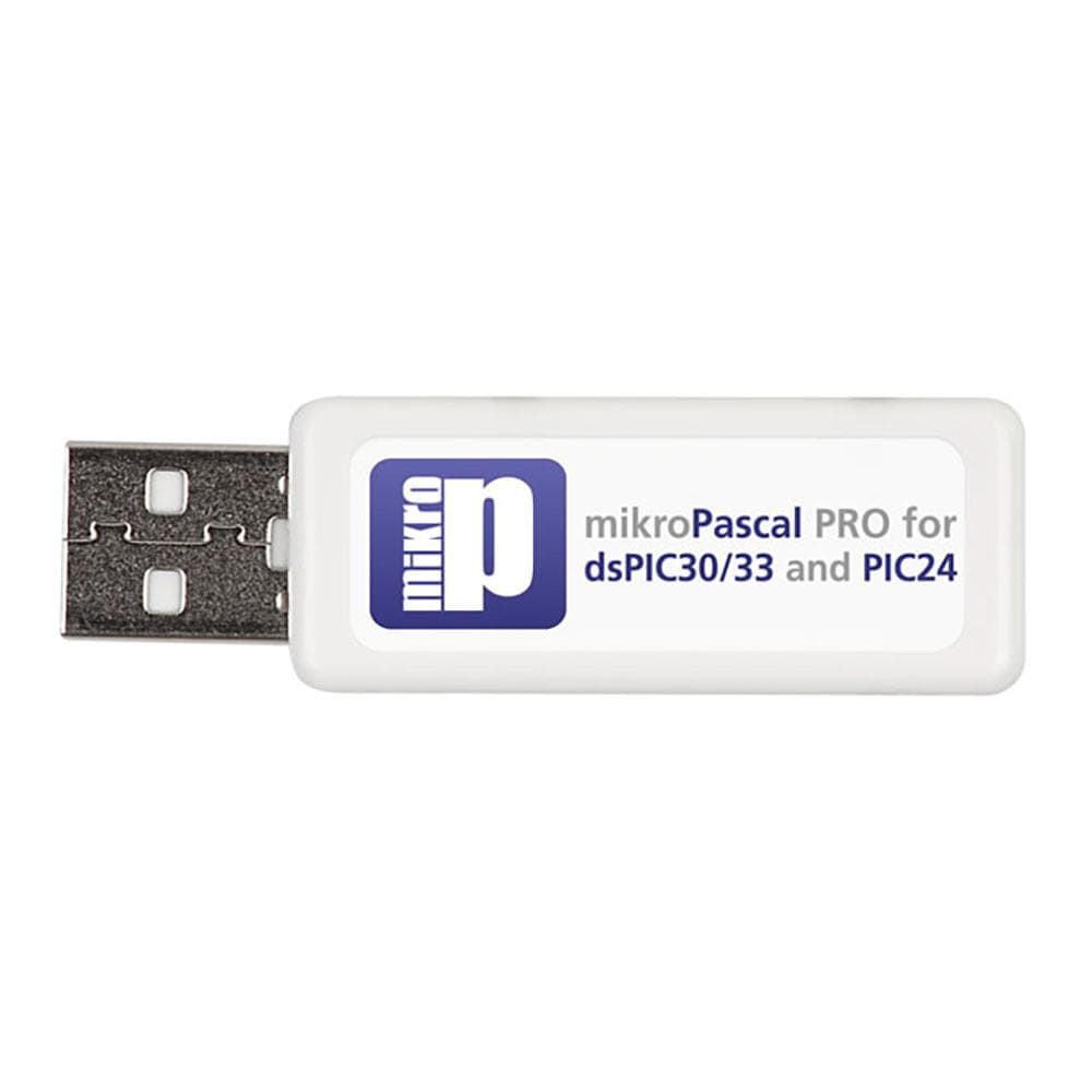 Mikroelektronika d.o.o. USB Dongle MIKROE-744 mikroPascal PRO for dsPIC/PIC24 - The Debug Store UK