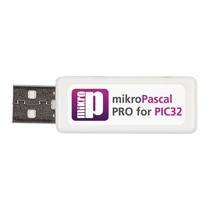 Mikroelektronika d.o.o. USB Dongle MIKROE-748 mikroPascal PRO for PIC32 - The Debug Store UK