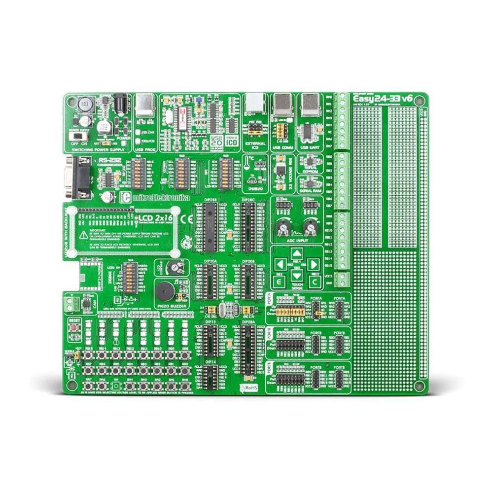 Mikroelektronika d.o.o. MIKROE-510 Easy24-33 v6 Development Board - The Debug Store UK