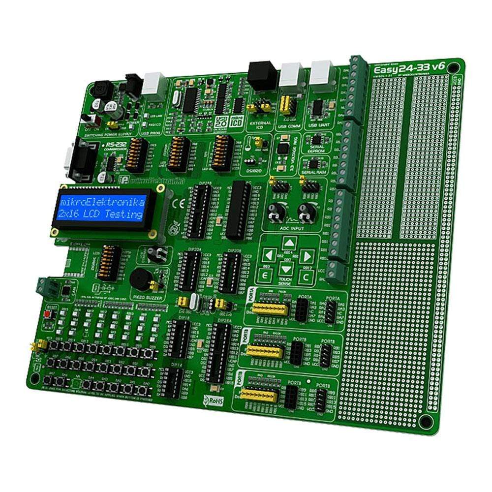 Mikroelektronika d.o.o. MIKROE-510 Easy24-33 v6 Development Board - The Debug Store UK