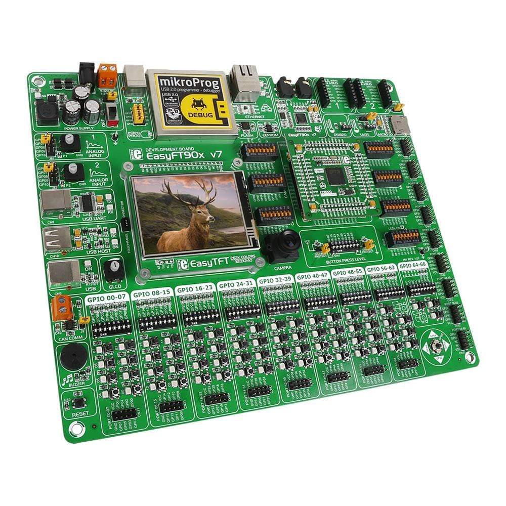 Mikroelektronika d.o.o. MIKROE-1770 EasyFT90x v7 Development Board - The Debug Store UK