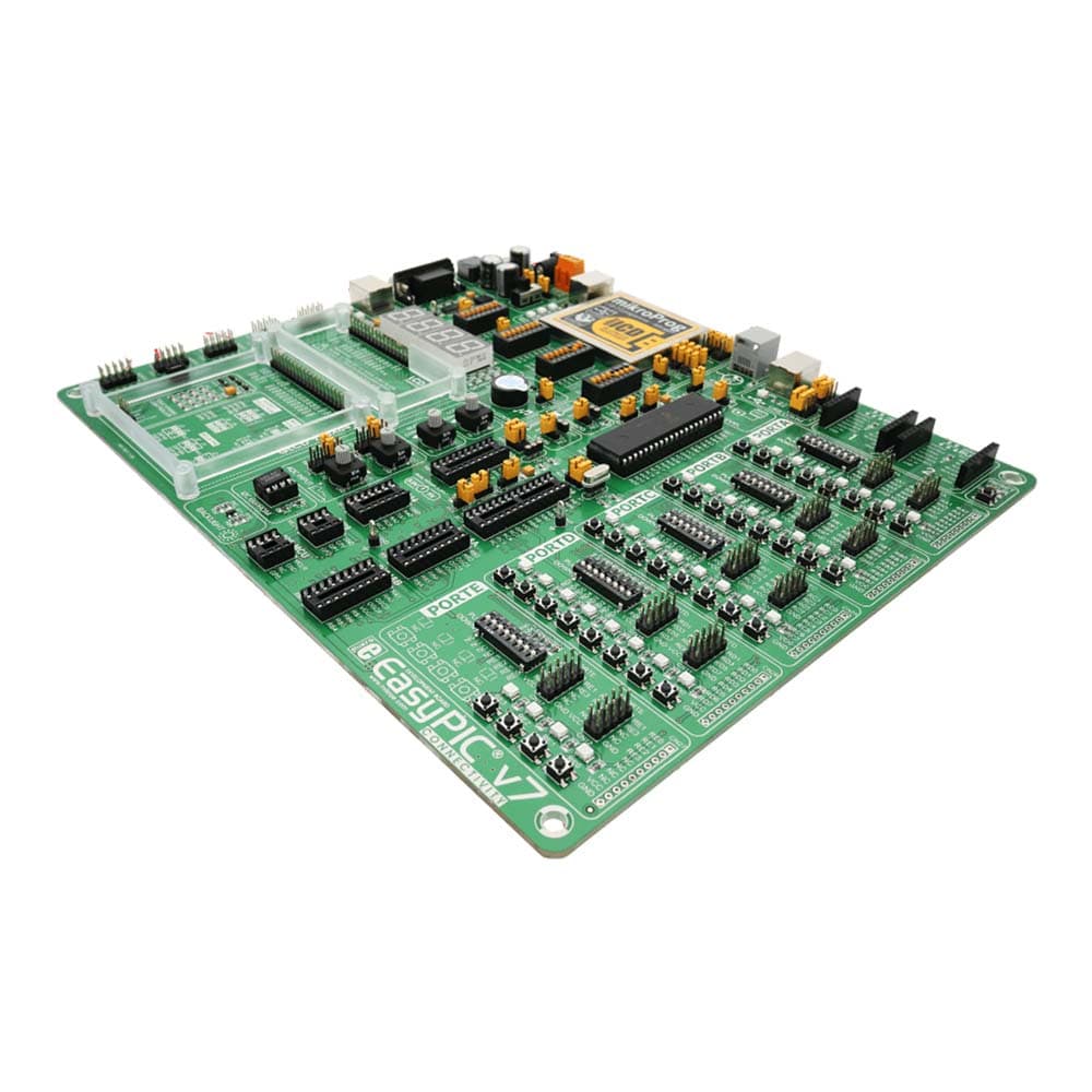 Mikroelektronika d.o.o. MIKROE-798 EasyPIC v7 Development Board - The Debug Store UK