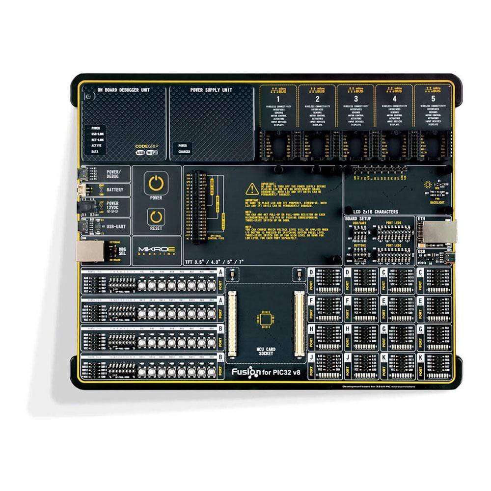 Mikroelektronika d.o.o. MIKROE-4372 Fusion for PIC32 v8 Development Board - The Debug Store UK