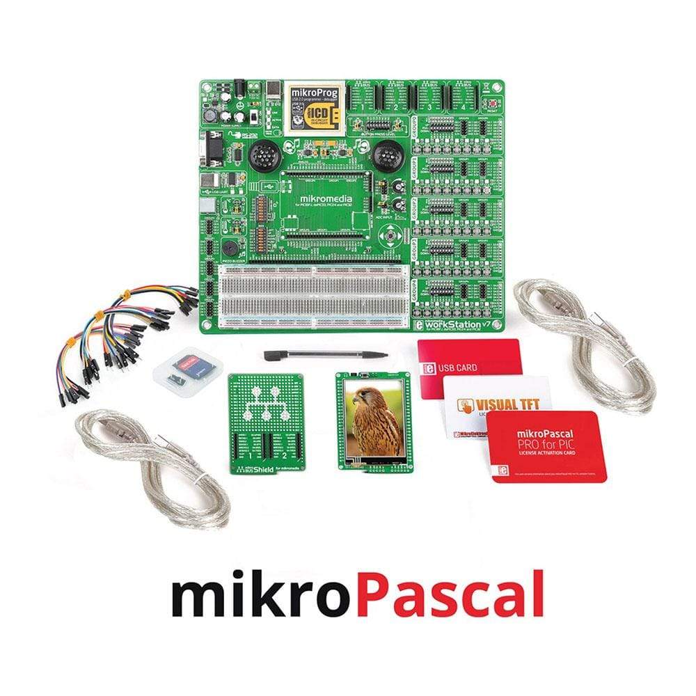 Mikroelektronika d.o.o. MIKROE-2639 MikroLAB for mikroMedia - PIC18FJ - mikroPascal - The Debug Store UK