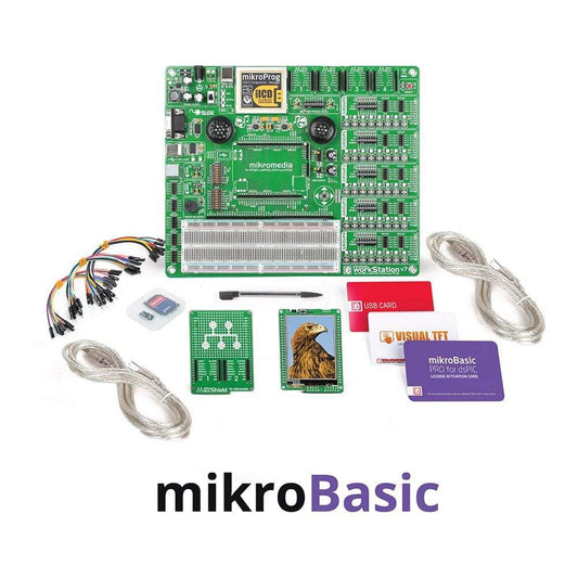 Mikroelektronika d.o.o. MIKROE-2644 MikroLAB for mikroMedia - PIC24 - mikroBasic - The Debug Store UK