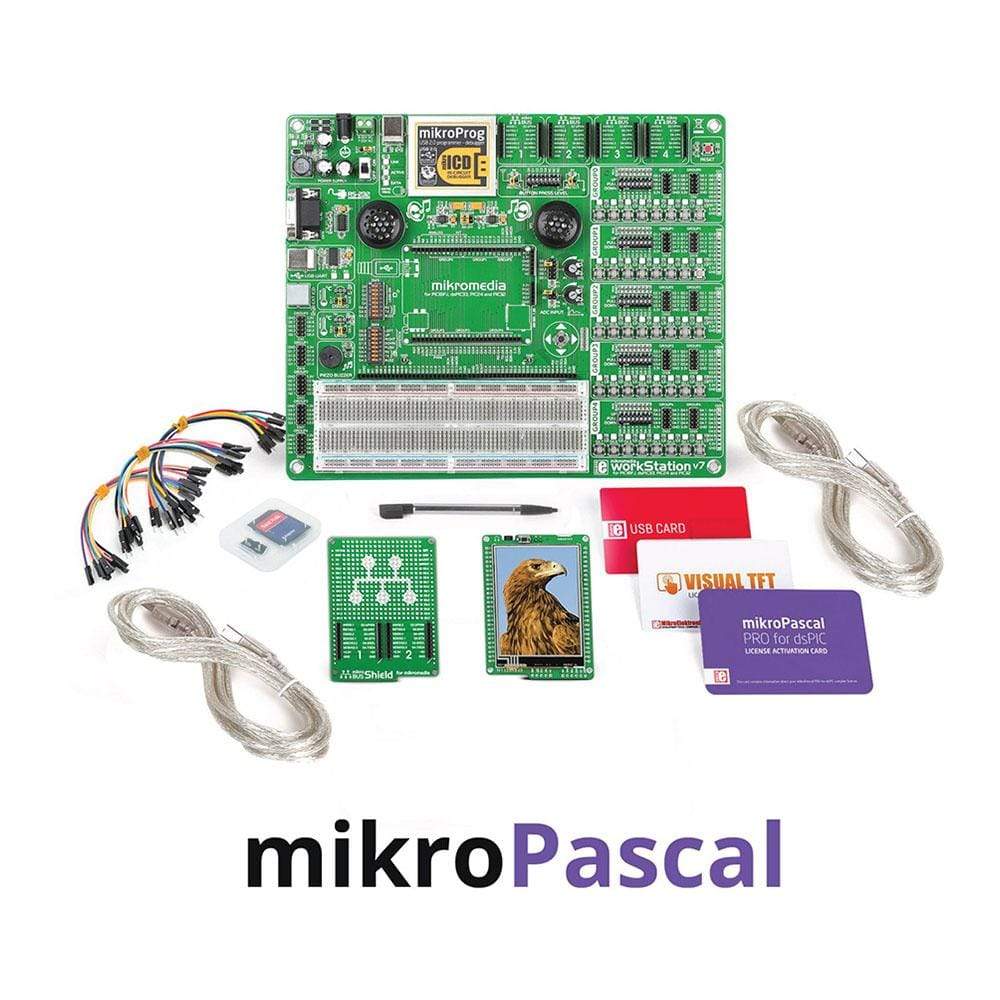 Mikroelektronika d.o.o. MIKROE-2645 MikroLAB for mikroMedia - PIC24 - mikroPascal - The Debug Store UK