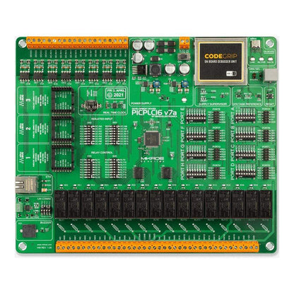 Mikroelektronika d.o.o. MIKROE-4749 PICPLC16 v7a Development Board - The Debug Store UK