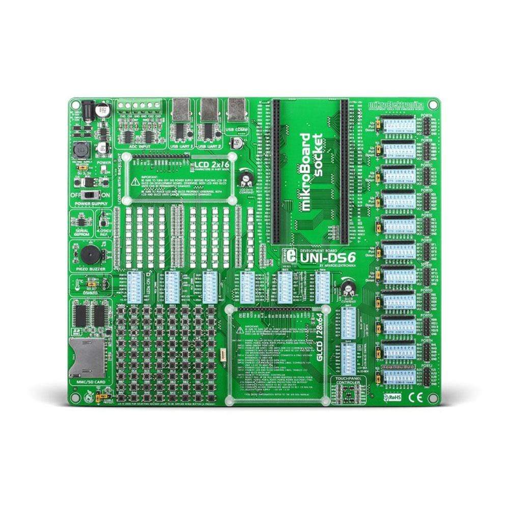 Mikroelektronika d.o.o. MIKROE-701 UNI-DS v6 Development Board - The Debug Store UK