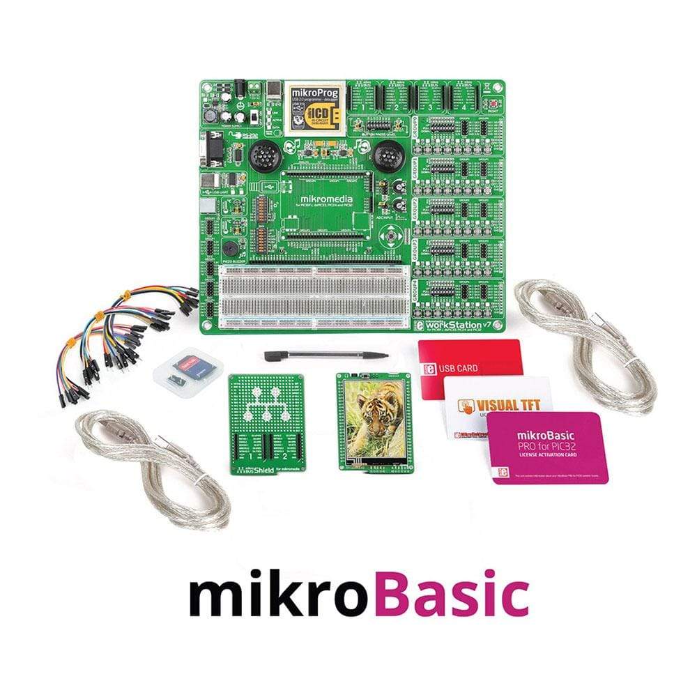 Mikroelektronika d.o.o. mikroBasic MIKROE-2656 mikroLAB for mikroMedia - PIC32 - The Debug Store UK