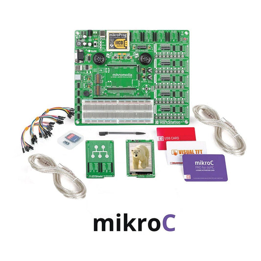Mikroelektronika d.o.o. MIKROE-2652 MikroLAB for mikroMedia - DSPIC33EP - mikroC - The Debug Store UK
