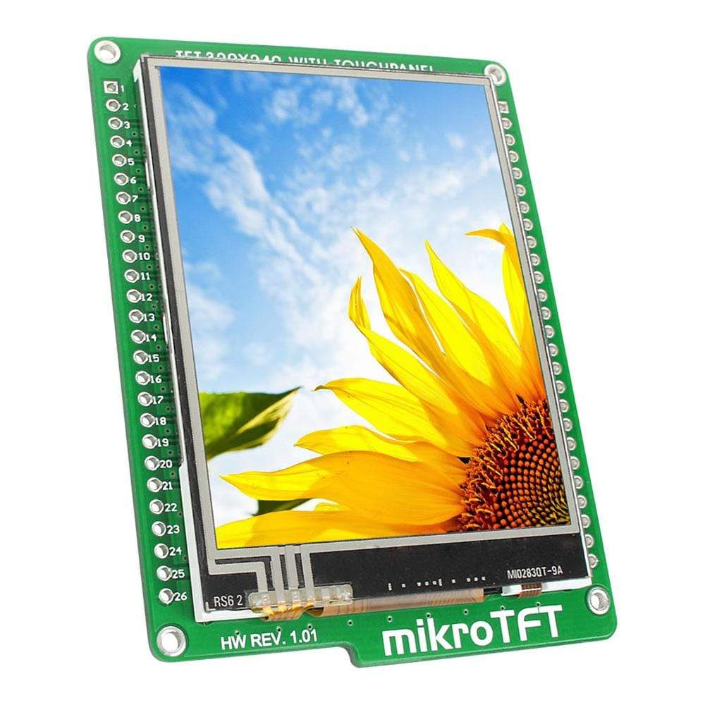 Mikroelektronika d.o.o. MIKROE-1439 mikroTFT Display - The Debug Store UK