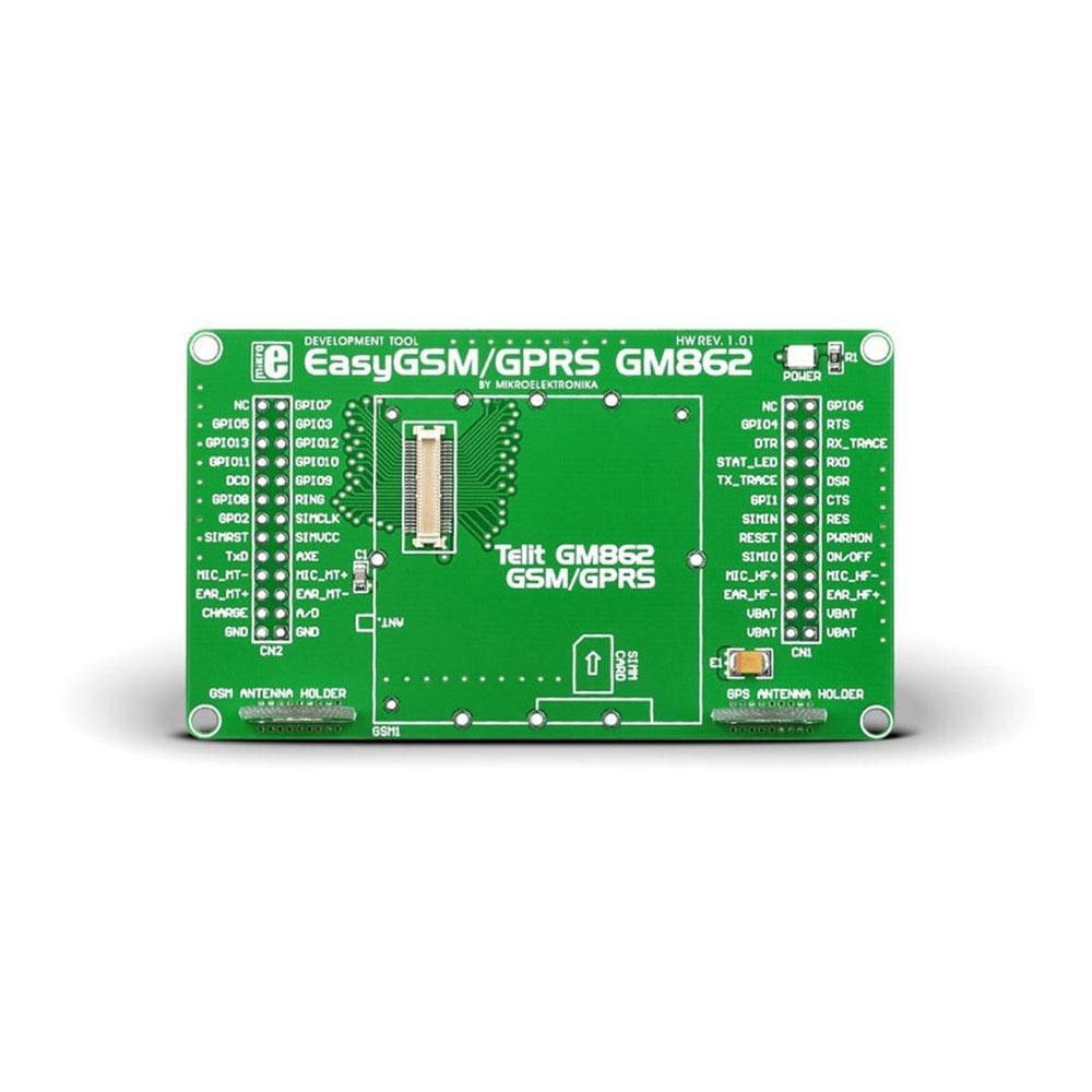 Mikroelektronika d.o.o. MIKROE-497 EasyGSM/GPRS GM862 Board - The Debug Store UK
