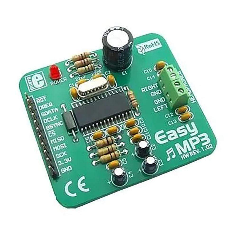 Mikroelektronika d.o.o. MIKROE-199 EasyMP3 Board - The Debug Store UK