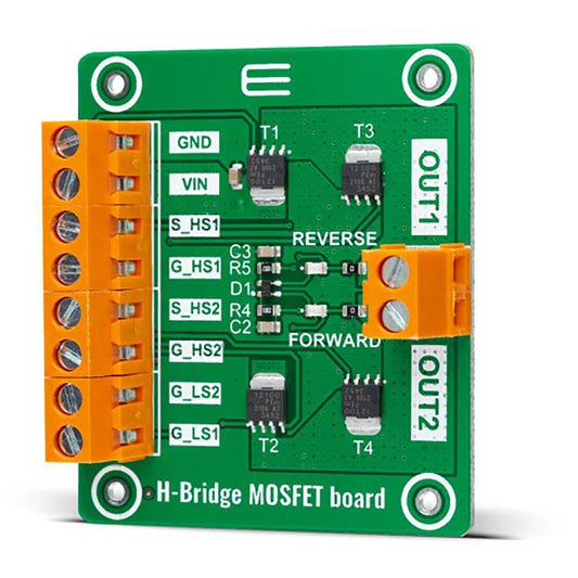 Mikroelektronika d.o.o. MIKROE-5053 H-Bridge MOSFET Board - The Debug Store UK