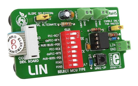 Mikroelektronika d.o.o. MIKROE-235 LIN Board - The Debug Store UK