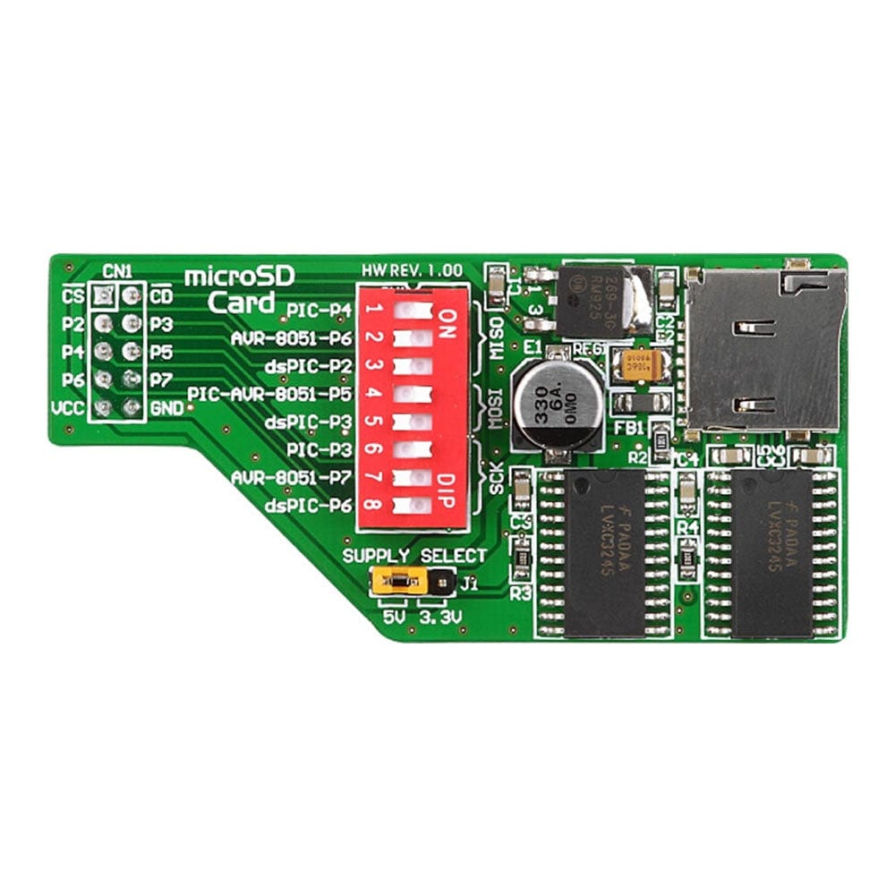 Mikroelektronika d.o.o. MIKROE-448 MicroSD Card Board - The Debug Store UK