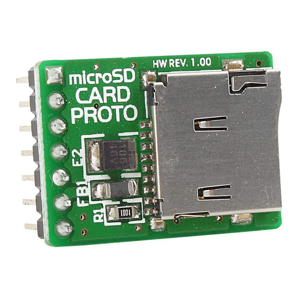 Mikroelektronika d.o.o. MIKROE-429 MicroSD Card Proto Board - The Debug Store UK