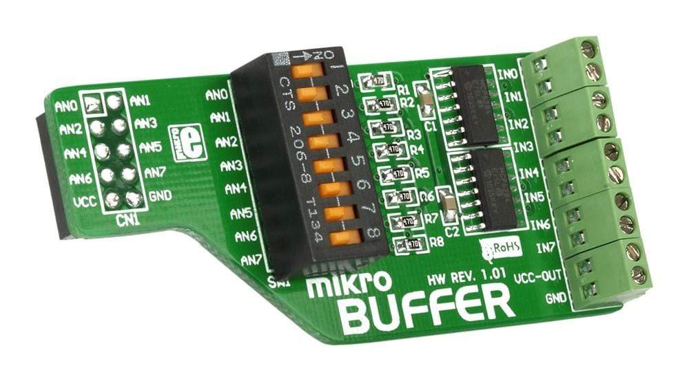 Mikroelektronika d.o.o. MIKROE-323 MikroBuffer Board - The Debug Store UK