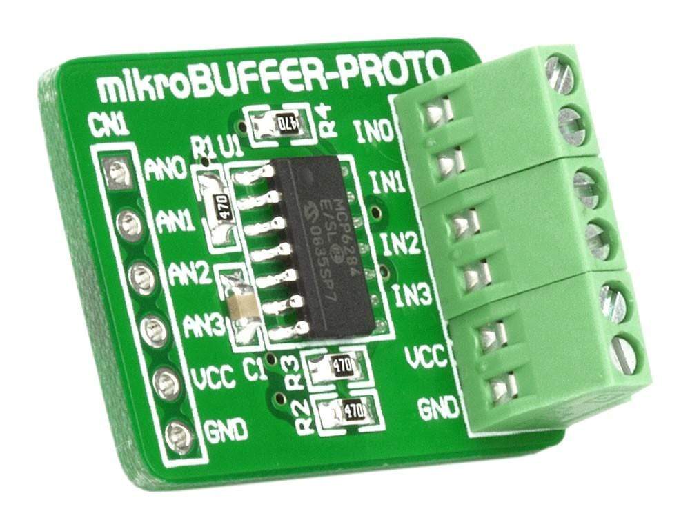 Mikroelektronika d.o.o. MIKROE-324 mikroBuffer Proto Board - The Debug Store UK