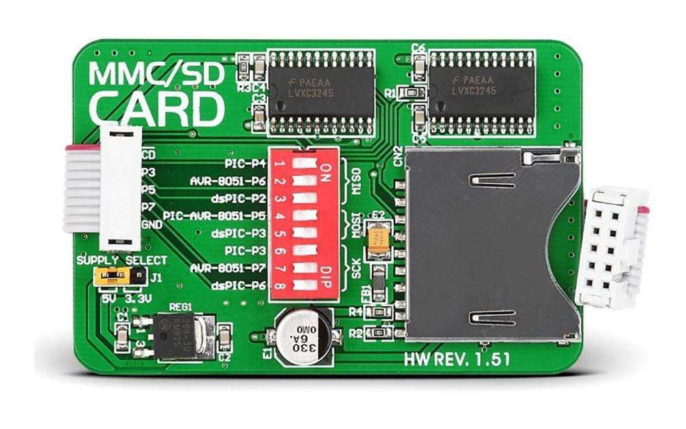 Mikroelektronika d.o.o. MIKROE-3 MMC/SD Board - The Debug Store UK