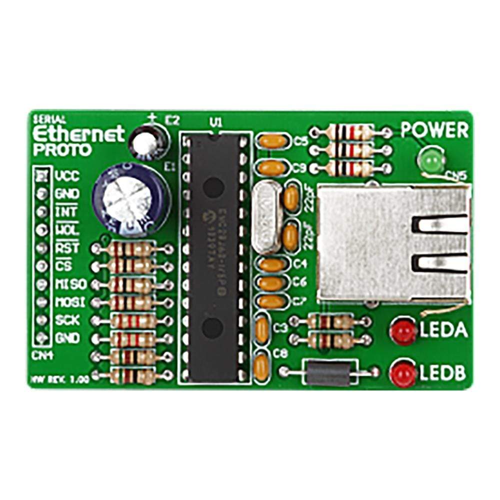 Mikroelektronika d.o.o. MIKROE-332 Serial Ethernet PROTO Board - The Debug Store UK