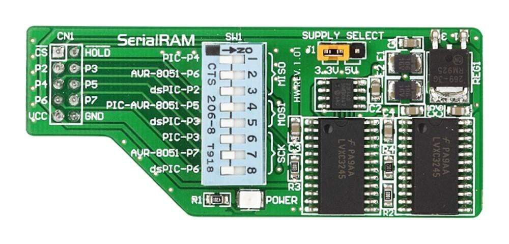 Mikroelektronika d.o.o. MIKROE-427 SerialRAM Board - The Debug Store UK