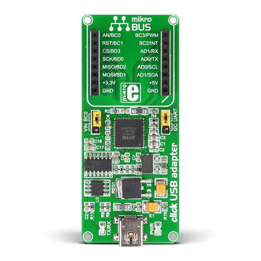 Mikroelektronika d.o.o. MIKROE-1433 Click Board USB Adapter - The Debug Store UK