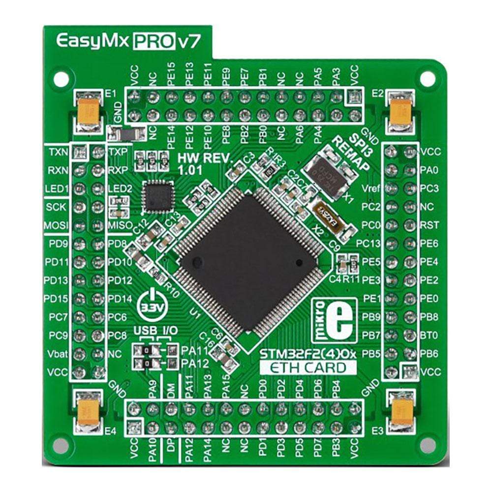Mikroelektronika d.o.o. MIKROE-1104 EasyMx PRO v7 for STM32 MCU card with STM32F207VGT6 - The Debug Store UK