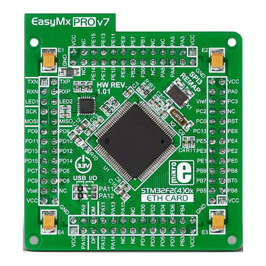 Mikroelektronika d.o.o. MIKROE-1105 EasyMx PRO v7 for STM32 MCU card with STM32F407VGT6 - The Debug Store UK