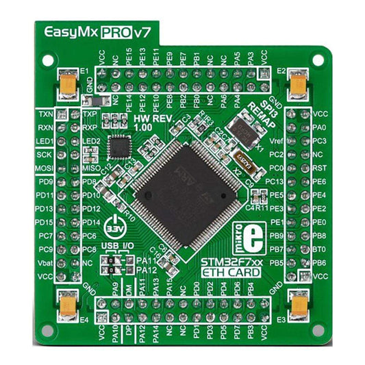 Mikroelektronika d.o.o. MIKROE-2051 EasyMx PRO v7 for STM32 MCU card with STM32F746VGT6 - The Debug Store UK