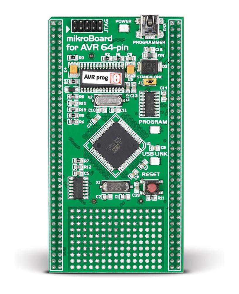 Mikroelektronika d.o.o. MIKROE-706 MikroBoard for AVR with ATmega128 - The Debug Store UK
