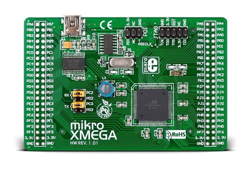 Mikroelektronika d.o.o. MIKROE-580 mikroXMEGA Board - The Debug Store UK