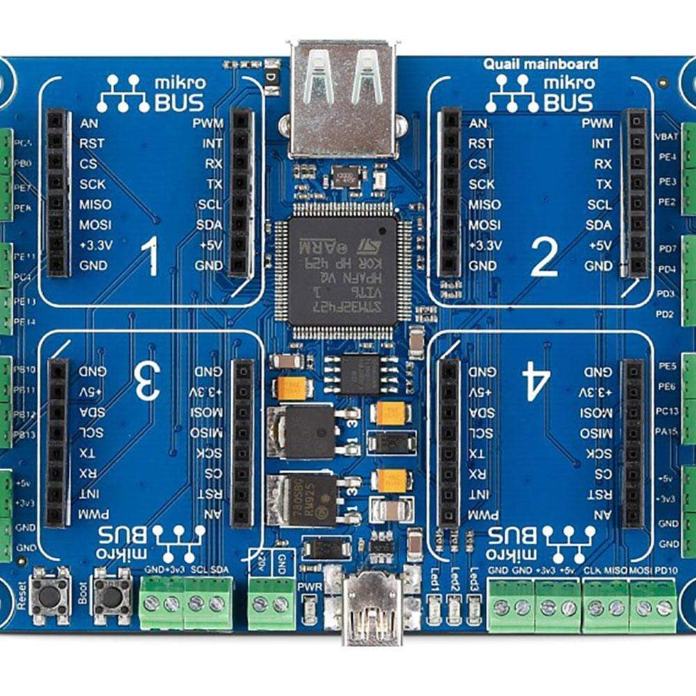 Mikroelektronika d.o.o. MIKROE-1793 Quail Board - The Debug Store UK