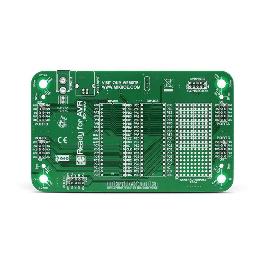 Mikroelektronika d.o.o. MIKROE-977 Ready for AVR Board - The Debug Store UK